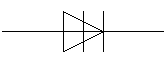 Diode Reverse Blocking Symbol